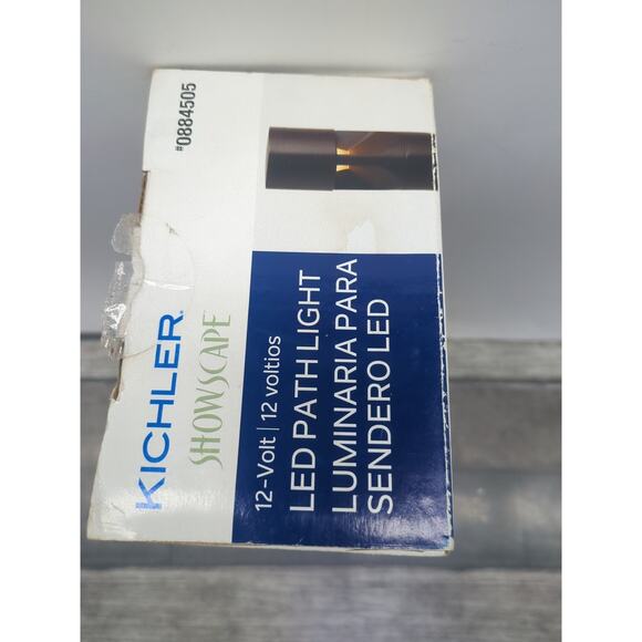 NEW Kichler Showscape 12 Volt LED path light bronze finish glass lens outdoors - Picture 5 of 8